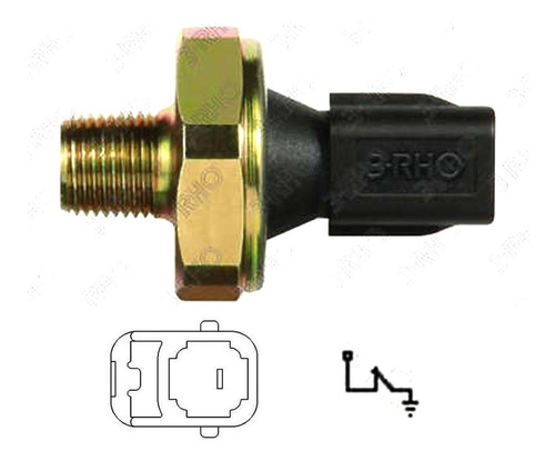 Sensor Pressao Oleo Hilux Rav4 Fit Civic Cr-v 3-rho 3382