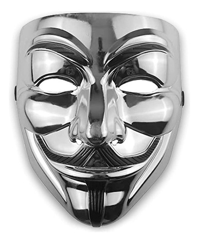 Máscara Disfraz Cosplay V De Vendetta Anonymous Halloween