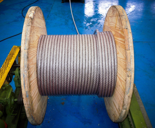 Imagen 2 de 4 de Cable Guaya Acero De 1/8 Plastificado A 3/16 En Pvc 250 Mts