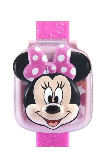 Reloj Vtech Infantil Disney Minnie Mouse Luces Sonidos