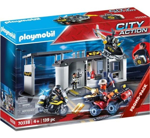 Playmobil - Comisaria Fuerzas Especiales - 139 Pcs - 70338 