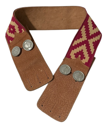Tirador Culero Cinturón Gaucho C/moneda Imitación Carpincho 93cm - Número 5 Variado