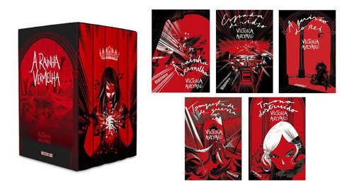 Coleção Rainha Vermelha Completa Box Exclusivo - 5 Livros