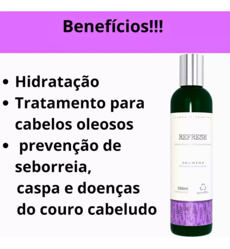 Shampoo Hidratante Refresh 300ml Grandha