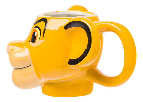 Taza Esculpida 3d El Rey León Simba Rey De La Selva
