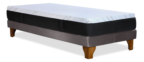 Cama Europea Zen Top Foam Visco Tela 1.5 Plazas