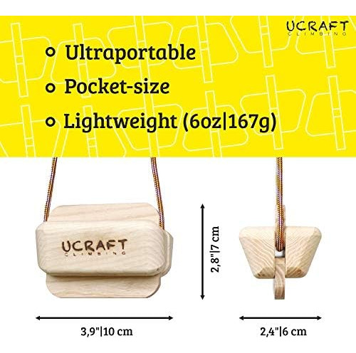 Hango De Escalada De Bolsillo De Ucran Diapasón Portátil Y