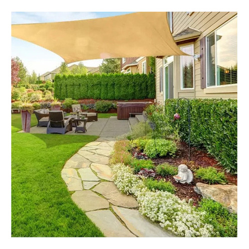 Toldo Sombrero Impermeable Sombra Sombra Gris 3x5 M