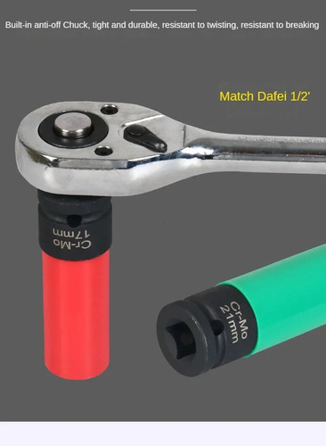 Llave De Tubo Universal For Extracción De Tuercas 17mm 21mm