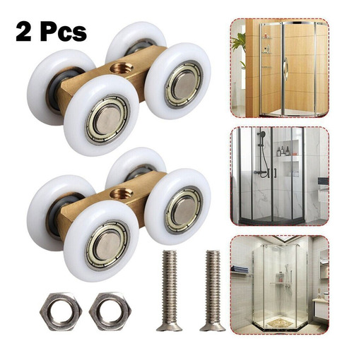 Para Rodillo De Puerta Corredera Ajustable De 2 Piezas