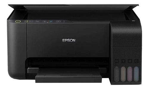 Impressora a cor Epson EcoTank L3150 com wifi preta 110V/220V