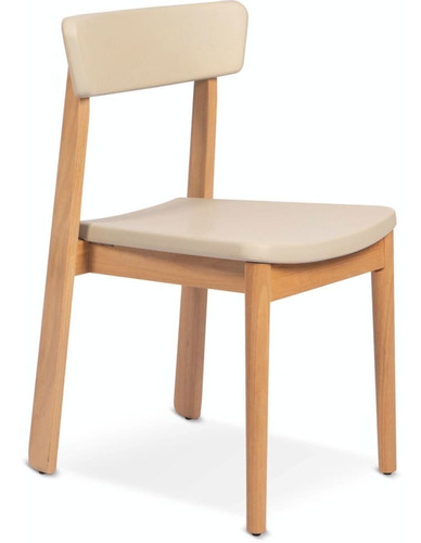 Cadeira Kyoto Poliuretano Bege