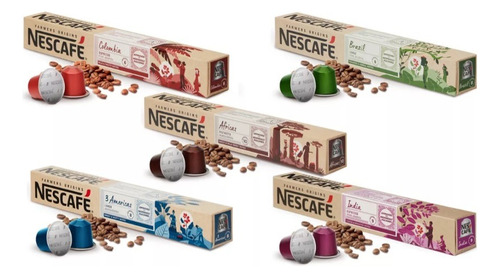 Kit Café Nescafé Farmers Origins 50 Cápsulas Nespresso