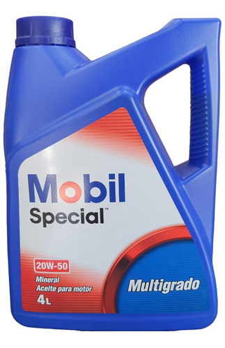 Aceite 20w50 Mineral Mobil 4 Litros