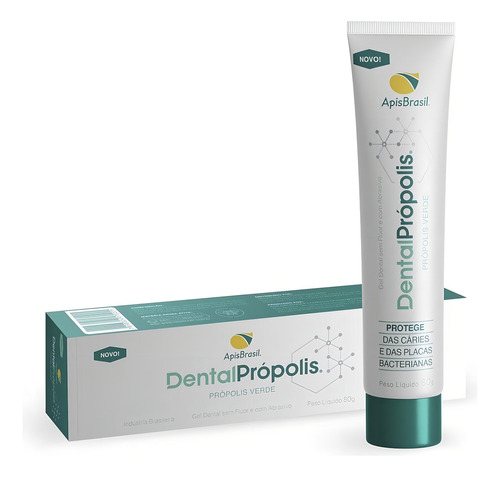 Pasta De Dente Própolis Verde S/ Fluor Dentalprópolis Apisbr