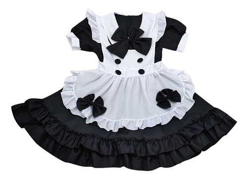 Vestido De Sirvienta Tallas Grandes 4xl Mujer Kawaii Lolita