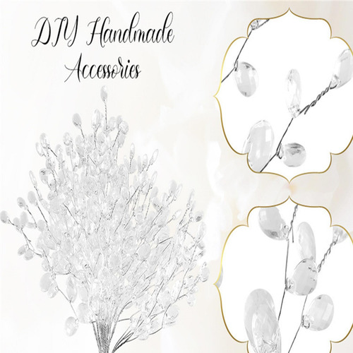 30 De Flores Artificiales Hechos A Mano Con Forma De Gotas