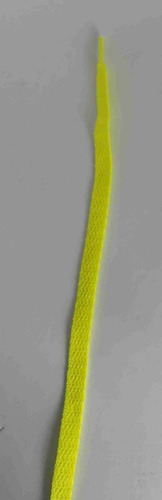 Cordón Chato Fino 8mm C/ Puntera Zapatilla X6 Pares