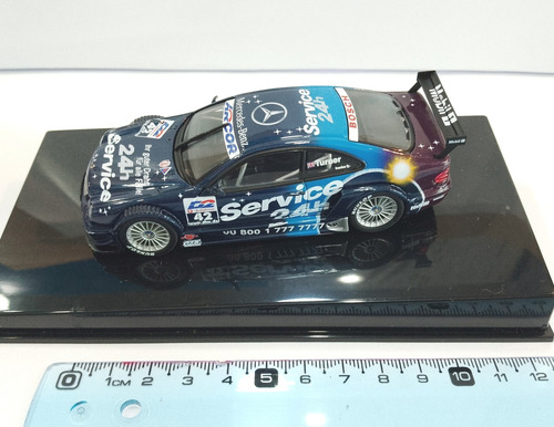 Mercedes Benz Clk Dtm 2001 - Darren Tuner - Autoart 1/43 Negro