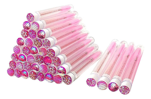 40x Rímel Desechable Cepillo Rímel Varitas Tubo Conjunto
