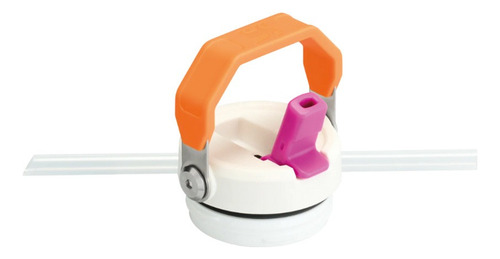 Termo Iceflow Aerolight Flip Straw 24oz Stanley Blanco Y Rosa