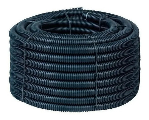 Conduite Corrugado Preto 1/2  50mts - Ueba 7 Rolos