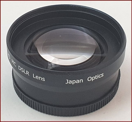 Lente Teleconvertidor Trudigital Telefoto Dslr 2.0x / 58mm