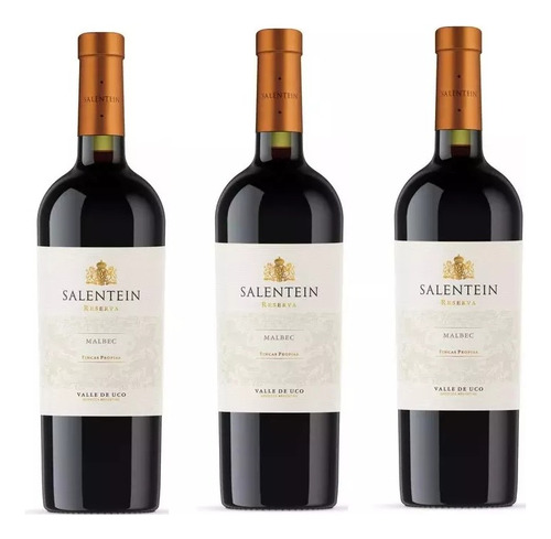 Vino Salentein Reserva Malbec 750ml Mendoza X6 Unidades