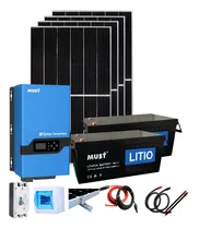 Comprar Kit Solar 3kw Baterías Litio 5.12 Kwh Paneles Solares 1760w