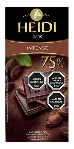 Chocolate Tableta Heidi Dark Intense 80g