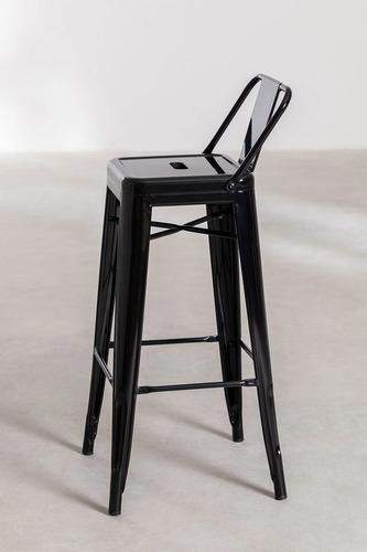 Pack 2 Taburetes Tolix Clasico 66cm Negro