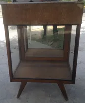 Comprar Antigua Vitrina Escandinava De Merceria  Espejada Mostrador.