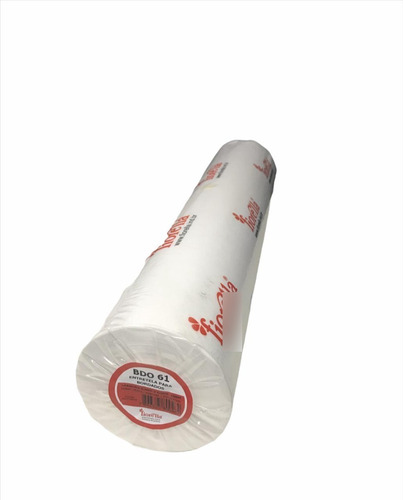 Entretela Bdo 61 Bordado Firorella 90cm X 100m Rasgo Fácil Cor Branco