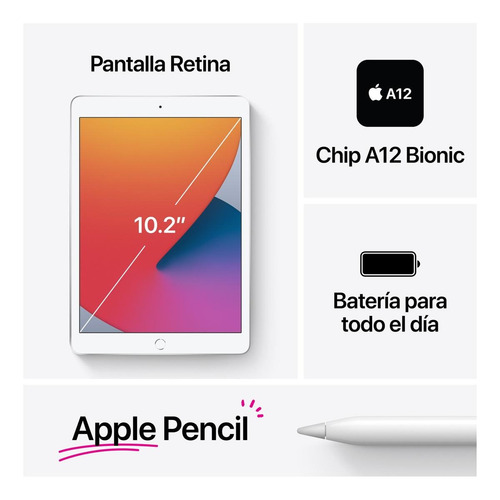 Imagen 8 de 10 de Apple iPad de 10.2" WI-FI 32GB Gris espacial (8ª generación)