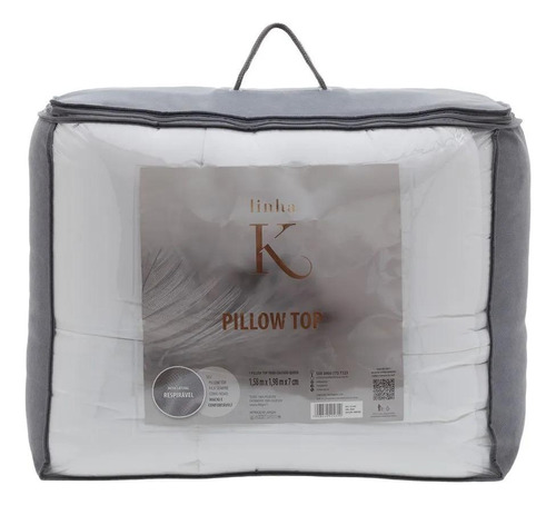 Pillow Top Solteiro Kacyumara Linha K - Gramatura 900g/m