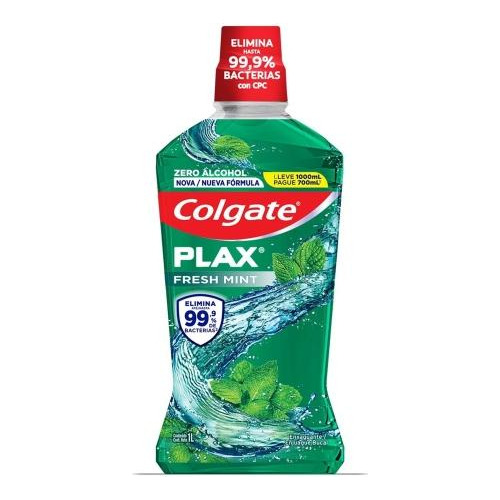 Enjuague Bucal Colgate Plax Fresh Mint 1lt.