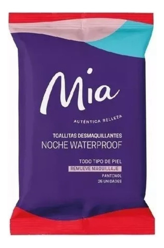 Toallitas Desmaquillantes Noche Mia Todo Tipo De Piel 25 Un
