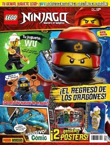 Panini revistas lego 2025 ninjago
