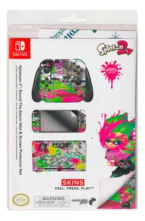 Skin Y Protector Set Nintendo Switch - Splatoon 2 Sound The