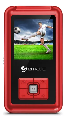 comprar Reproductor De Vídeo Mp3 Ematic De 8 Gb Con Fm Y Pantalla A 