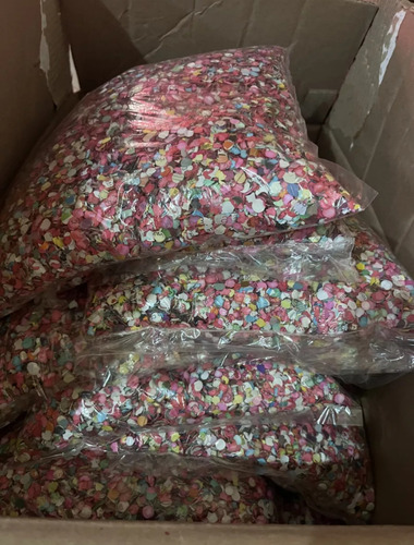 Confeti Bolsas 16 Kg Fiesta 40 Bolsas De 400 Gramos