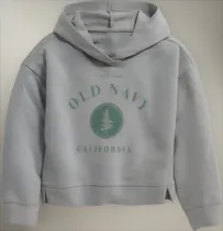 Comprar Sudadera Oversized Old Navy Niño Cuello Redondo Gris