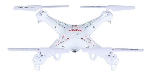 Mini drone Syma Explorers X5C com câmera HD branco 1 bateria