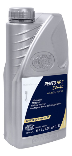 Aceite De Motor 5w40 Vw 511 00 Audi R8 2011/2012 5.2l V10