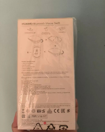 Mouse Inalámbrico Huawei Swift Cd20 Bluetooth Negro