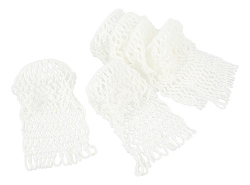 Red De Mesa De Billar, 6 Piezas, Blanca, Duradera, De Algodó