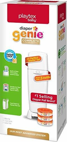 Diaper Genie Playtex Complete Diaper Pail, Con Antimicrobian