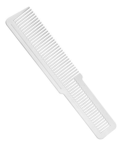 Peine Flat Top Wahl Blanco 8 Pulgadas Resistente Estilo Grande Plastico 