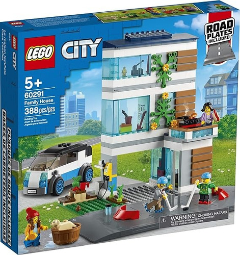 Lego City 60291 Casa Familiar Con Mini Figuras