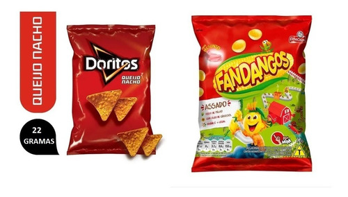 Salgadinhos Elma Chips Doritos+fandangos Presunto C/30 Total